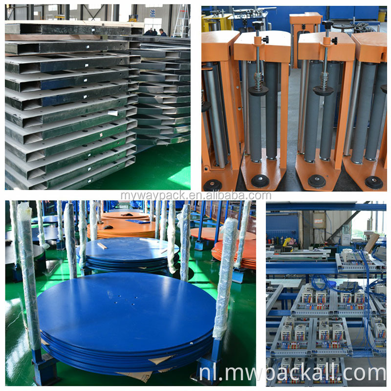Volledig automatische pallet stretch -inpakmachine met betere oorsprong automatische pallet stretch filmpakkingmachine
